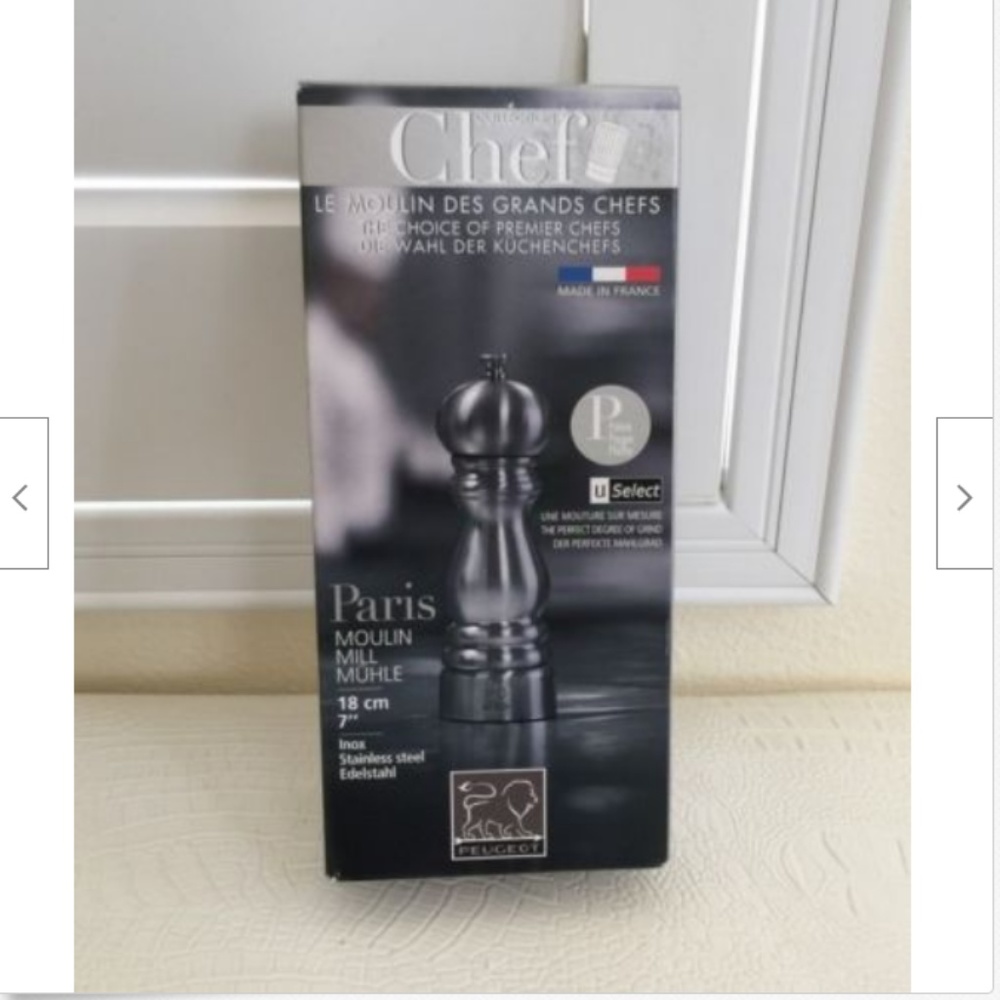 Peugeot Stainless Steel Pepper Grinder Mill
